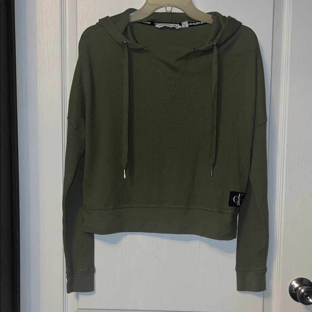 Calvin Klein Women's Hooded Shirt